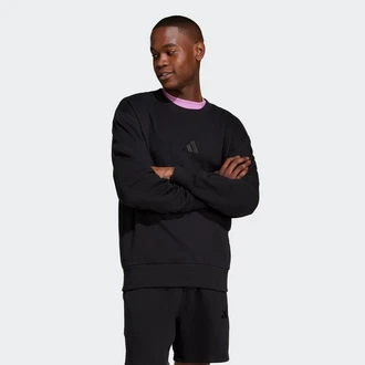 adidas Sportswear Sweatshirt SZN FT CRW Schwarz/Lila
