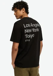 Superdry T-Shirt CORE LOGO CITY LOOSE TEE Gelb/Schwarz/Rot/Hellblau