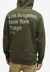 Superdry Kapuzensweatshirt Core Logo City Loose Hood army khaki