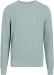 Calvin Klein Rundhalspullover WAFFLE STRUCTURE SWEATER Hellblau/Grün/Hellgrün/Türkis