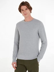 Calvin Klein Rundhalspullover WAFFLE STRUCTURE SWEATER 