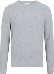 Calvin Klein Rundhalspullover WAFFLE STRUCTURE SWEATER 
