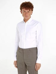 Calvin Klein Langarmhemd OXFORD SOLID SLIM SHIRT 