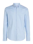 Calvin Klein Langarmhemd OXFORD SOLID SLIM SHIRT Hellblau/Blau