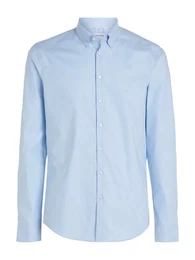 Langarmhemd OXFORD SOLID SLIM SHIRT mit Logoprgung