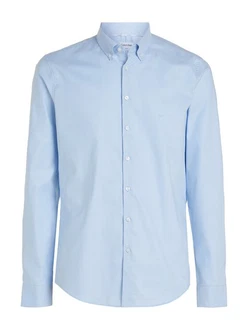 Calvin Klein Langarmhemd OXFORD SOLID SLIM SHIRT