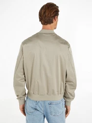 Calvin Klein Collegejacke SATEEN STRETCH HERO BOMBER Khaki/Beige