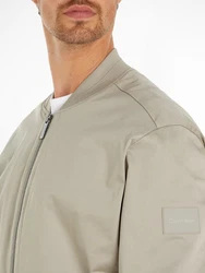 Calvin Klein Collegejacke SATEEN STRETCH HERO BOMBER Khaki/Beige