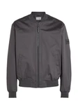 Calvin Klein Collegejacke SATEEN STRETCH HERO BOMBER Hellgrau/Dunkelgrau/Grau
