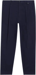 Calvin Klein Modern Twill Tapered Pleat Pants Dunkelblau