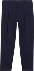 Calvin Klein Modern Twill Tapered Pleat Pants Dunkelblau