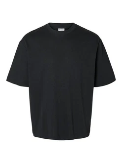 SELECTED HOMME Rundhalsshirt SLHLOOSEOSCAR SS O-NECK TEE NOOS