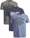 Jack & Jones Print-Shirt Unifarbe Jack & Jones Print-Shirt Unifarbe