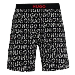 Pyjamashorts Camo Logo Shorts mit aufgedrucktem -Logo