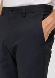 s.Oliver BLACK LABEL Stoffhose s.O PURE Slim Fit Anzughose schwarz