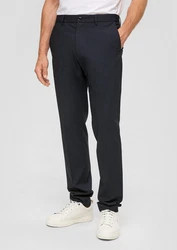 s.Oliver BLACK LABEL Stoffhose s.O PURE Slim Fit Anzughose schwarz