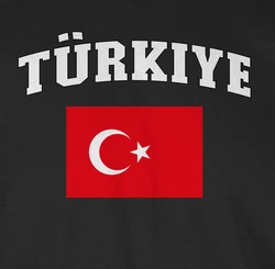 Shirtracer T-Shirt Trkiye Schriftzug mit Flagge Lila