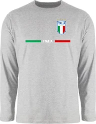 Shirtracer Rundhalsshirt Italien Trikot Wappen Fanartikel Gelb/Hellblau/Rosa/Rot