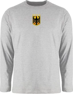 Shirtracer Rundhalsshirt Deutschland Wappen Germany Bundesadler Deutschland Adler 2024 Fussball EM Fanartikel Shirtracer Rundhalsshirt Deutschland Wappen Germany Bundesadler Deutschland Adler 2024 Fussball EM Fanartikel
