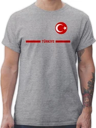 Shirtracer T-Shirt Trkei Trikot Wappen Trkiye mit Stolz Trkisches Fan-Motiv 2024 Fussball EM Fanartikel 2026