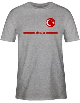 Shirtracer T-Shirt Trkei Trikot Wappen Trkiye mit Stolz Trkisches Fan-Motiv 2024 Fussball EM Fanartikel 2026 Shirtracer T-Shirt Trkei Trikot Wappen Trkiye mit Stolz Trkisches Fan-Motiv 2024 Fussball EM Fanartikel 2026