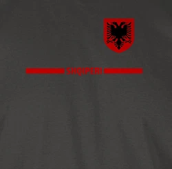 Shirtracer T-Shirt Albanien Trikot Wappen Shqipri Fan-Motiv Fussball EM Fanartikel 