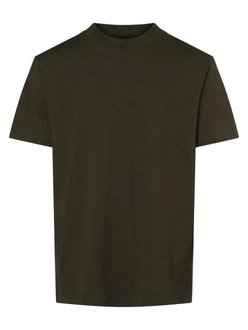 SELECTED HOMME T-Shirt SLHRELAXCOLMAN (1-tlg) Dunkelgrün/Khaki