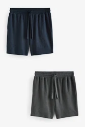 Next Relaxshorts Joggingshorts Dunkelblau/Dunkelgrau/Grau