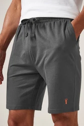 Next Schlafshorts 2er-Pack Dunkelgrau/Türkis/Grau