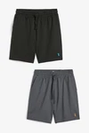 Next Relaxshorts Joggingshorts Dunkelgrau/Türkis/Grau