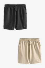 Relaxshorts Leichte Joggingshorts, 2er-Pack (2-tlg)