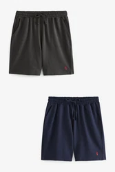 Next Relaxshorts Joggingshorts Dunkelblau/Mischfarben/Grau/Dunkelgrau