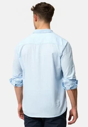 Indicode Langarmhemd INSville Hellblau/Blau
