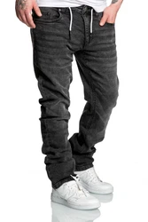 Amaci&Sons Straight-Jeans COPPELL Schwarz/Dunkelgrau/Grau