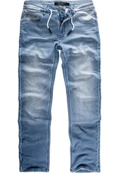 Amaci&Sons Straight-Jeans COPPELL Hellblau/Blau