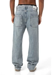 RedBridge Herren Baggy Jeans 5-Pocket Style Hellblau/Blau/Hellgrau