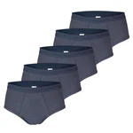 ESGE Slip mit Eingriff (5-St) Herren Dunkelblau/Blau