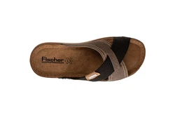 Fischer-Markenschuh Marco Pantolette Braun/Beige/Khaki/Dunkelbraun