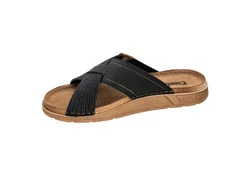 Fischer-Markenschuh Marco Pantolette Schwarz/Beige/Braun/Hellblau/Khaki