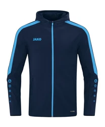 Jako Kapuzensweatshirt Kapuzenjacke Power Dunkelblau/Hellblau/Pastell/Blau