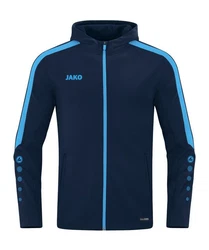 Jako Kapuzensweatshirt Kapuzenjacke Power Dunkelblau/Hellblau/Pastell/Blau