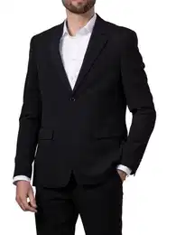 Anzugsakko Herren 2-Knopf Sakko oder Business Anzug mit Anzughose, Regular-Fit (Sakko und Hose in verschiedenen Gren kombinierbar) in klassischem Design, mit Kleidersack