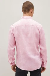 Next Businesshemd Slim Fit Rosa/Rot