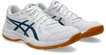 Asics UPCOURT 6 Hallenschuh Weiß/Beige/Blau/Creme