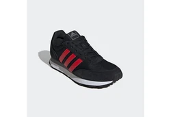 adidas Run 60s 3.0 Leather Shoes Schwarz/Rot/Dunkelblau