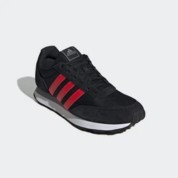 adidas Run 60s 3.0 Leather Shoes Schwarz/Rot/Dunkelblau