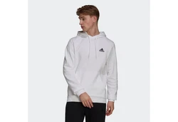 adidas Sportswear Kapuzensweatshirt ESSENTIALS FLEECE HOODIE Weiß/Creme/Grau/Hellgrau