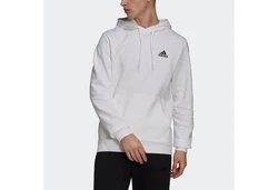 adidas Sportswear Kapuzensweatshirt ESSENTIALS FLEECE HOODIE Weiß/Creme/Grau/Hellgrau