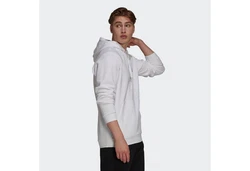 adidas Sportswear Kapuzensweatshirt ESSENTIALS FLEECE HOODIE Weiß/Creme/Grau/Hellgrau