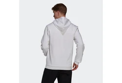 adidas Sportswear Kapuzensweatshirt ESSENTIALS FLEECE HOODIE Weiß/Creme/Grau/Hellgrau
